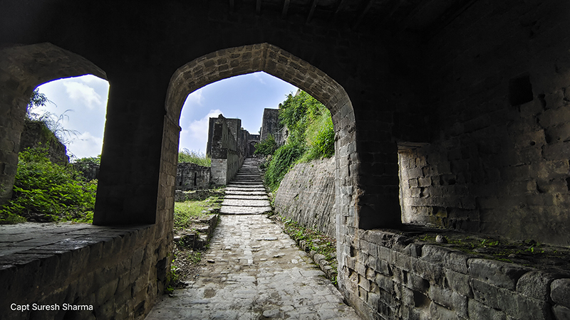 one of the entrances of kangra fort 