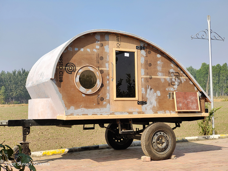 tear drop trailer being manufactured in india